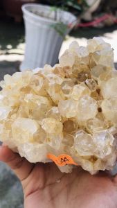 Đá thạch Anh vàng tym tán sắc pha lê tự nhiên trong suốt vàng Citrine thanh tẩy thiền định tarot cực mạnh Clear Quartz Natural 237 AAA8