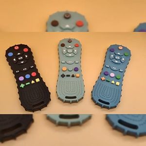 Remote Control Teether Toys Silicon Teether for Baby Newborn Teething Toys Sensory Toy