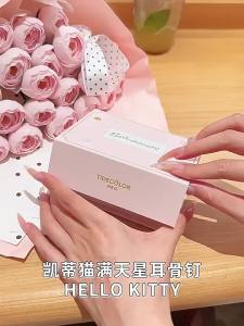 Tidecolor | Khuyên tai nữ HelloKitty bạc 925 chống dị ứng