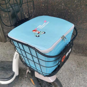 Extra Large Baskets for Electric Motors Waterproof Cover Front Bike Basket Battery Cart Basket Inner Basket Liner Insulation Dustproof Bycicle Bag