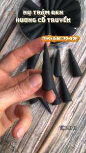Nhang Nụ Trám Đen [35v/ hộp - 70-90 Phút] Hương Đen Cổ Truyền Hương Tết Xưa