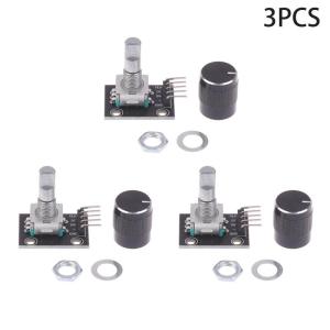 EELHOE | KY-040 360 Degree Rotary Encoder Module With Push Button 20 Pulse 5VBrick Sensor Modules For DIY Electronics
