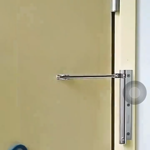 Automatic Household Door Closer Concealed Automatic Door Closer SilentStainless Steel Spring Buffer Automatics Closes The Doors