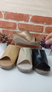 [ส่งเร็วพิเศษ!] รองเท้าแตะเพื่อสูงสุขภาพ สีเทา 22cm น้ำหนัก สูง2นิ้ว สีน้ำเงิน การผสม: หนังพียู นิ่มใส่สบาย แ้ะสบาย สูง2นิ้ว