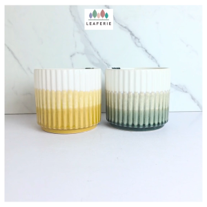 The Leaferie Galia plant pots Ceramic flowerpot flowerpots flower pot planter planters