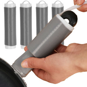 Iron Pot Handle Rubber Sleeve Non-Slip Anti-Scalding High Temperature Resistance Kitchen Wok Handle Heat Insulation Covers For Frying Pan Cookware Protective Grips