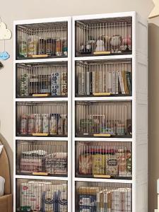 Lemari Kabinet Plastik Susun Besar Serbaguna Ada Roda 4203 6203