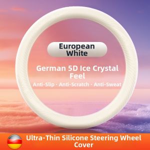 YORLELIE | Genuine Leather All Seasons Steering Wheel Cover