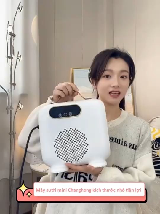 Máy sưởi mini Xiaomi Changhong, quạt sưởi mini để bàn 2 chiều công suất ...
