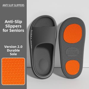 MONLEYTA | Anti-Slip Thick Bottom Slippers Home Bathing Men Women Summer Indoor Outdoor Wearable EVA Flat Sandals For Elderly And Adults