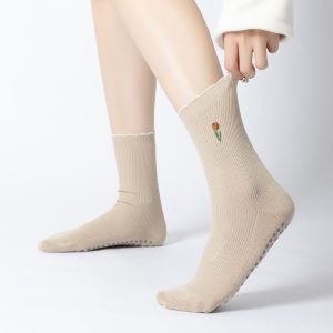 Tất Tập Yoga Chống Trượt Chuyên Nghiệp Cho Nữ Pilates Tất Tập Yoga Cotton Thấm Mồ Hôi Chống Trượt Tất Tập Yoga Mùa Đông Tất Tập Yoga