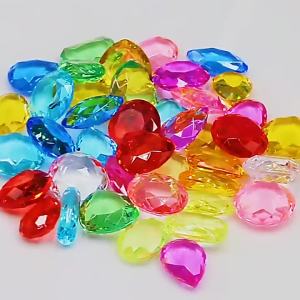 30PCS Pirate Treasure Hunt Boys Girls Multi-Colored Diamond Gems Toy Kids Toys Jewels Jewelry Speelgoed Meisjes Party Favors