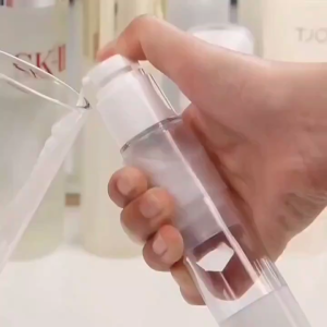 【SG Stock】Airless Vacuum Refillable Portable Clear Bottle Container Spray / Mist / Pump for Cosmetics Atomizer Travel