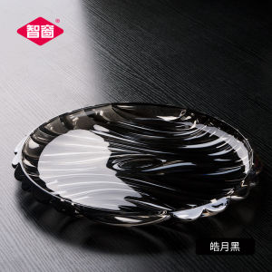 Nordic Style Large Size Glass Fruit Tray with Lid Creative Living Room Dry Fruit Tray Simple Modern Home Use Fruit Serving Dish