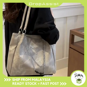 DROPASSIST 2229 Spacious Women Shoulder Tote Handbag Large Storage Bag Beg Tangan Wanita Kapasiti Besar