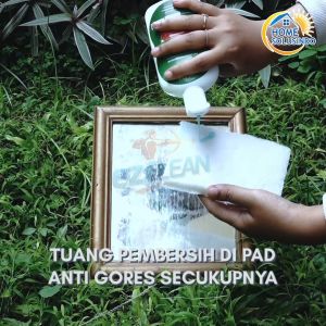 Paket Combo Pembersih Kerak Kamar Mandi Porselen Keramik & Kaca Shower + Sikat Lantai & Anti Gores