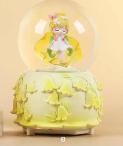 Bola air Salju Kotak Musik Little Princess / Kado Ultah anak cewek / Music Box Romantis / kado unik / Water globe / Bola air salju oleh Vinvin Pink Store /