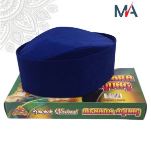 Songkok Susun Pria Anak Dewasa Tinggi 9 Peci Terbaru Model Tingkat Warna Hitam Dan Biru