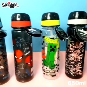 DUONET 650ml Smiggle Water Bottle Kids Botol Air Kanak Botol Air Budak Tumbler Bottle Cute BPA FREE