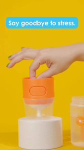 PopYum Orange Formula Making Baby Bottle Starter Set