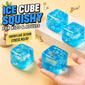 Ice Cube Squishy Toys For Kids Giant Squishy Toys For Girls Squeeze Toys For Kids Slow Rising Squishy Toy Stress Relief Fidget Toy Soft Cute Gift Sensory Toy