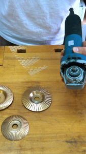 FLAT Wood Shaping Disc 4" Inch Rata Mata Gerinda Pembentuk Kayu Carving Nanas Kikir L4736