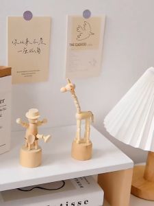 Dekorasi Desktop Kayu Kecil & Hewan Dekorasi Kamar Tidur