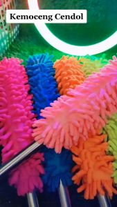 Kemoceng Microfiber Cendol / Kain Lap Kemucing Mikrofiber Panjang Pembersih Debu Kaca Jendela Ruangan Serbaguna - Sulak Alat Kebersihan