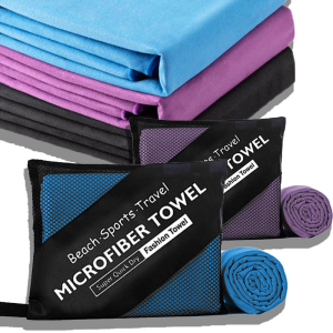 Microfiber Fitness Towel Bath Towel Set Sweat Absorbent Sports Towel  Yoga Towel Fitness Towel Gym Towel  Suitable for Travel