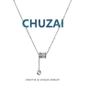 Chuzai Titanium Steel Necklace Couple Pendant Accessories Lightweight Original Design Mens Version of the Small Waist Trend
