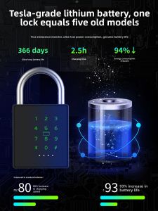 elinksmart | Fingerprint Waterproof Intelligent Padlock