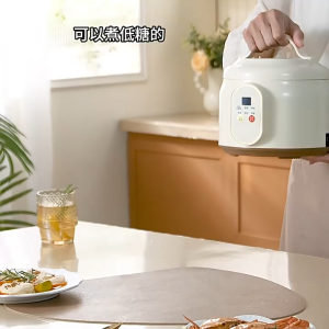 【จัดส่งในท้องถิ่น】Vogvigo หม้อหุงข้าว Mulitfunctional หม้อหุงข้าวสมาร์ทหม้อหุงข้าวขนาดจิ๋วน้ำตาลต่ำ2L พร้อมหน้าจอสัมผัสภาษาอังกฤษชุดต้นฉบับที่สมบูรณ์แบบเหมาะสำหรับ1-2คน