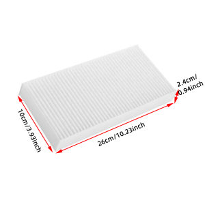 Cabin Air Filter Replacement for NISSAN: 27274-9CH0A 27274-EA00 FPCF10553 AQ1113 CF-10 Premium Cabin Filter with Activated Carbo