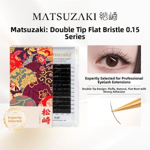Matsuzaki | Natural Fluffy Flat Tip Double Lash Eyelashes