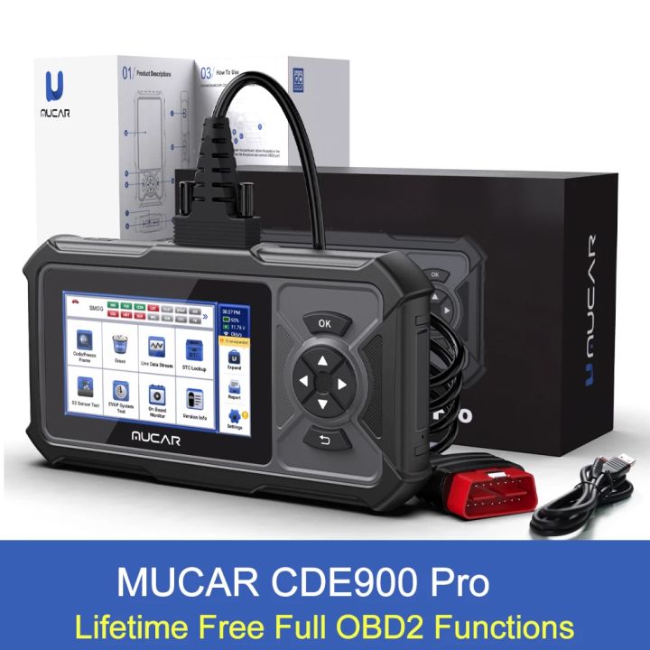 MUCAR CDE900 Pro obd2 scanner full system 2024 Support Full System