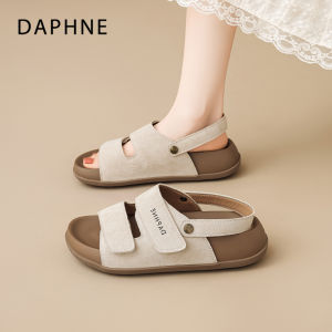 Daphne | Versatile Magic Tape Flat Sandals for Women