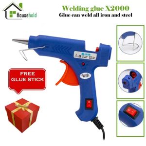 Smith Tools Electric Heating Melt Glue Gun 20W Hot Melt Glue Gun DIY Tools Hot Melt Gun Stick With Stand 热熔胶枪