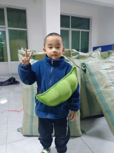 กระเป๋าสะพายข้างแบบสะพายไหล่เดียวสไตล์ฮาราจูกุ ทรงเมล็ดถั่ว น่ารักและสร้างสรรค์ กระเป๋าสะพายข้างสำหรับเด็กผู้หญิง กระเป๋าสะพายข้างแบบลำลอง