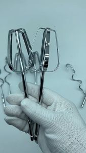 Electric Whisk Stirring Hook Stainless Steel Handheld Whisk Baking Kitchen Tools Stirring Stick