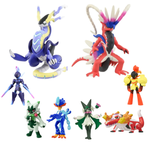 Takara Tomy | New Original TAKARA TOMY Pokemon Figures Skeledirge Floragato Meowscarada Miraidon Koraidon Ceruledge Armarouge Child Gift Toys