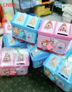 Két đựng tiền mini hình ngôi nhà cho bé yêu ! Két mini đáng yêu