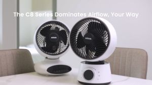 HOUM C8 DC Air 360 Circulator Fan | DC Motor | 32 Speed | Low Energy Consumption | Strong Wind