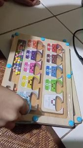 Early Education Toy Magnetic Color Sorting Board and Number Maze Magnetic toy Learning CountingBoard