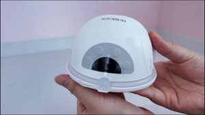 Horigen DetectMilk Wearable Breast Pump With Dust Cover Auto Shut Off When Full