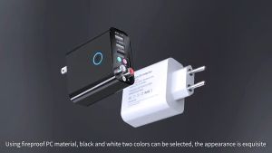 2 IN 1 Bluetooth 5.0 Audio Transmitter Receiver QC2.0 Fast Charger APP 3.5MM AUX RCA TF Card U Disk Stereo Music Wireles Adapter