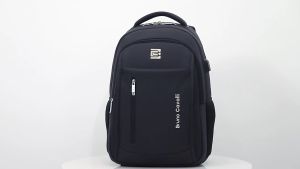 BRUNO CAVALLI Multifunctional 16" Computer Laptop Backpack with Vertical Zipper Pocket USB Port BN09-BN5353-18
