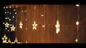 LED Curtain Star Lamp Fairy String Light LED Muslim EID Hari Raya Lampu Birthday Wedding Party Decor light