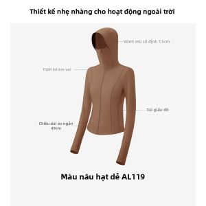 Beneunder | Áo Khoác Yoga Phù Hợp Slim Fit Chống Nắng Cảm Giác Mát Lạnh
