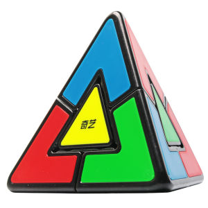 Colorful Flexible Pyramid Triangle Magic Cube Childrens Educational Toys Non-Fading Professional Durable Puzzle Playing Games