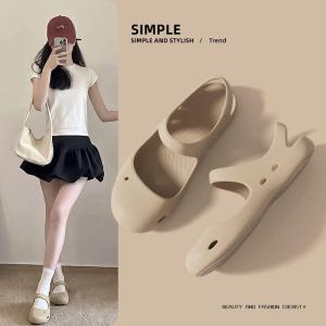 Fashion Summer Outdoor Beach Comfort Slip-resistant Peep-toe Ballet-style Sandals